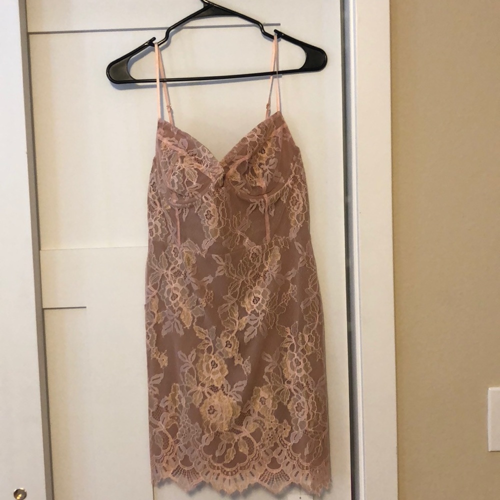 For Love and Lemons Bumble Bustier Dress (Medium)